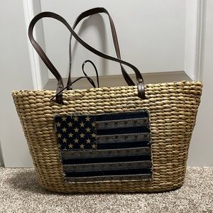 Field Gear Distressed flag tote